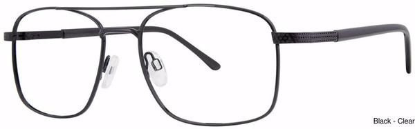 Modern Metals Eyeglasses Chisel Black