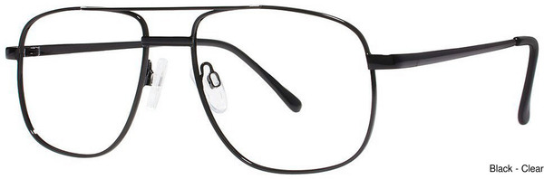 Modern Metals Eyeglasses Commando Black