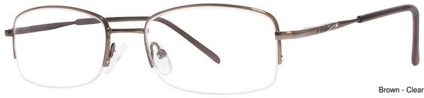 Modern Metals Eyeglasses Inviting Brown
