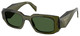 Transparent Bottle - Dark Green