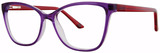 Plum Crystal Red - Clear