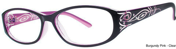 Modern Plastics II Eileen Burgundy/Pink