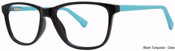 Modern Plastics II Just Black/Turquoise