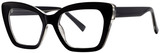 Modern Plastics I Cybill Black/Crystal