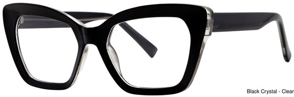 Modern Plastics I Cybill Black/Crystal
