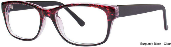 Modern Plastics I Floral Burgundy/Black