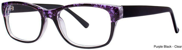 Modern Plastics I Floral Purple/Black