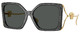 Black Strass Crystal - Dark Grey