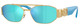 Gold - Lt Green Mirror Blue