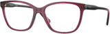 Transparent Dark Cherry - Clear