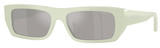 Full Mint Green - Lt Gry Mirr Silver