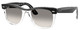 Black On Transp - Clear Grad Grey