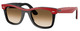 Red On Black - Clear Grad Brown