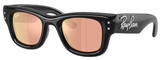 Black - Dk Brown Mirr Rose Gold