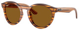 Striped Havana - Dark Brown Polar