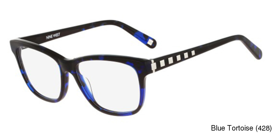 Nine West Nw5074 Full Frame Prescription Eyegles Blue Tortoise 428