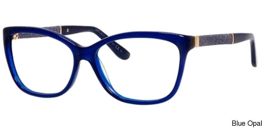 jimmy choo blue glasses