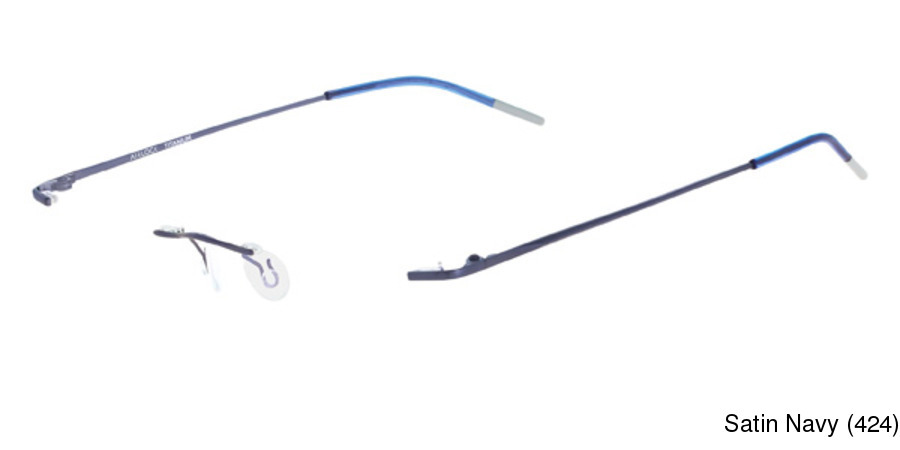 Buy Marchon Airlock Wisdom Chassis Rimless Frameless Prescription Eyeglasses