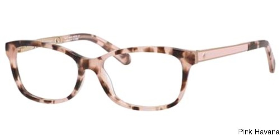 kate spade pink tortoise glasses