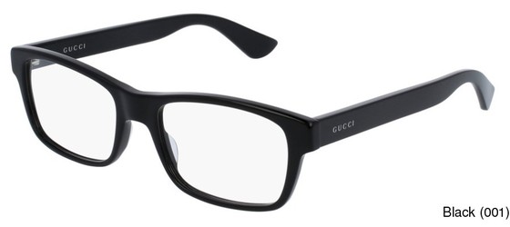 gucci black frame glasses