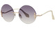 Gold With Clear Crystals With Grey Lens (15)