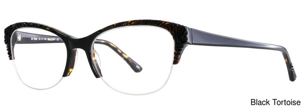 semi rimless plastic eyeglasses