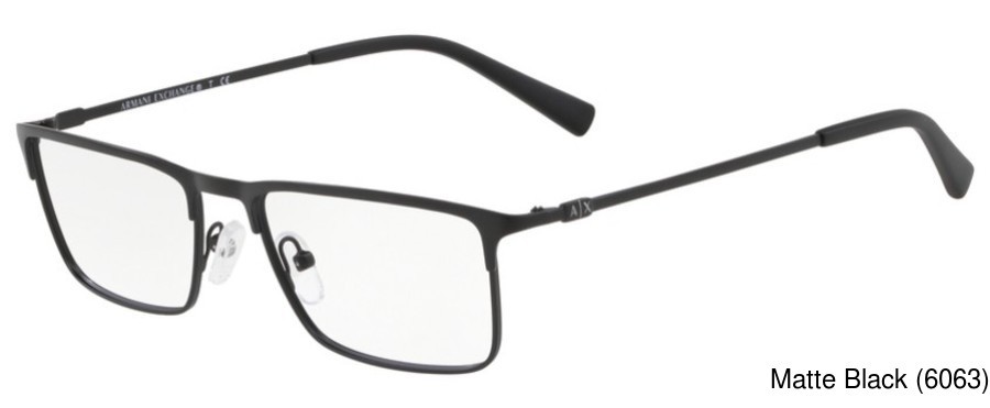 armani exchange black glasses