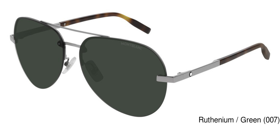 My Rx Glasses Online resource - Montblanc MB0018S Semi Rimless / Half