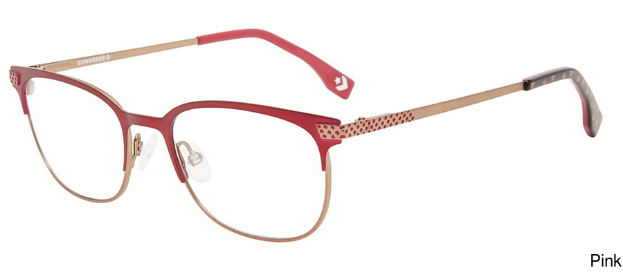 converse pink glasses