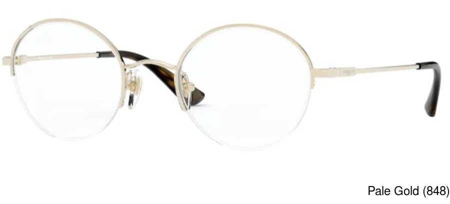 My Rx Glasses Online resource - Vogue VO4162 Semi Rimless / Half Frame ...