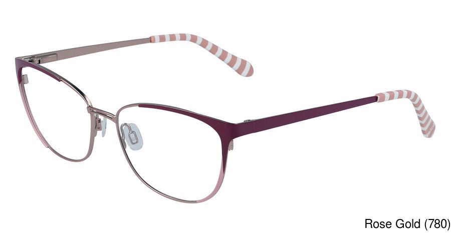 draper james glasses rose gold