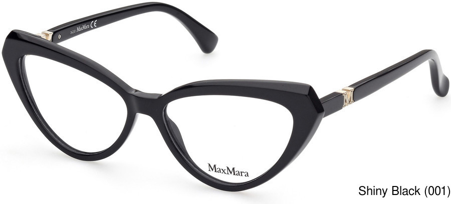 Max Mara Black Plastic Glasses (Frames) main image 1