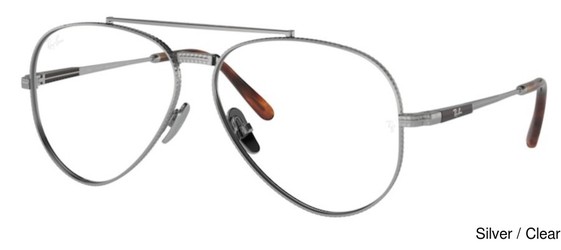 Ray-Ban Eyeglasses RX8225V AVIATOR TITANIUM 1224