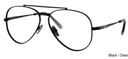 Ray-Ban Eyeglasses RX8225V AVIATOR TITANIUM 1237