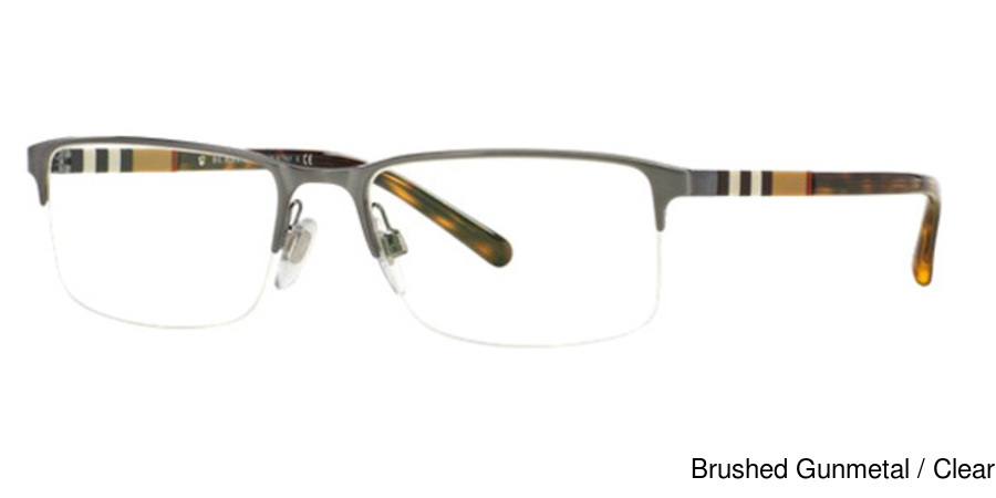 Burberry Eyeglasses BE1282 1008 - Best Price and Available as Prescription  Eyeglasses