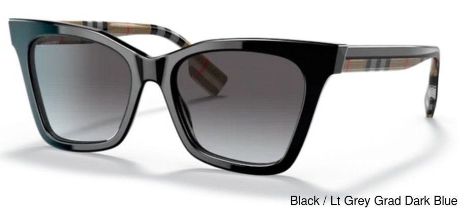 Burberry Sunglasses BE4402U 300155 Black Green / Blue Man | eBay