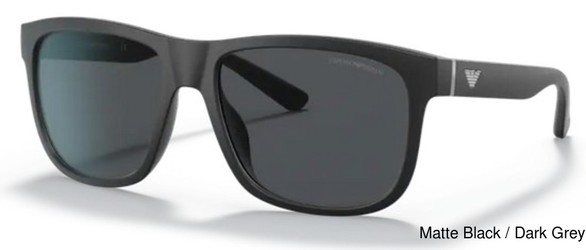 Emporio Armani EA 4033 5229/T3 - Black/Grey Polarized Sunglasses-mncb.edu.vn