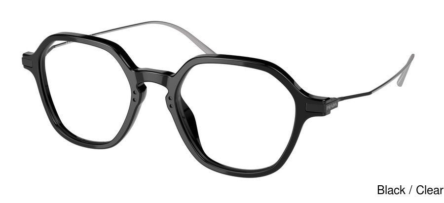 Prada Eyeglasses PR 07YV 1AB1O1 - Best Price and Available as Prescription  Eyeglasses