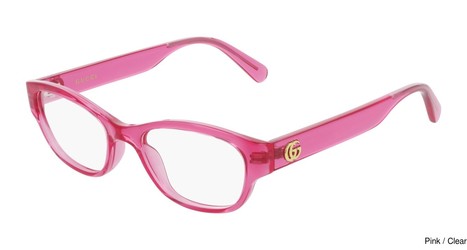 Gucci pink hotsell clear glasses