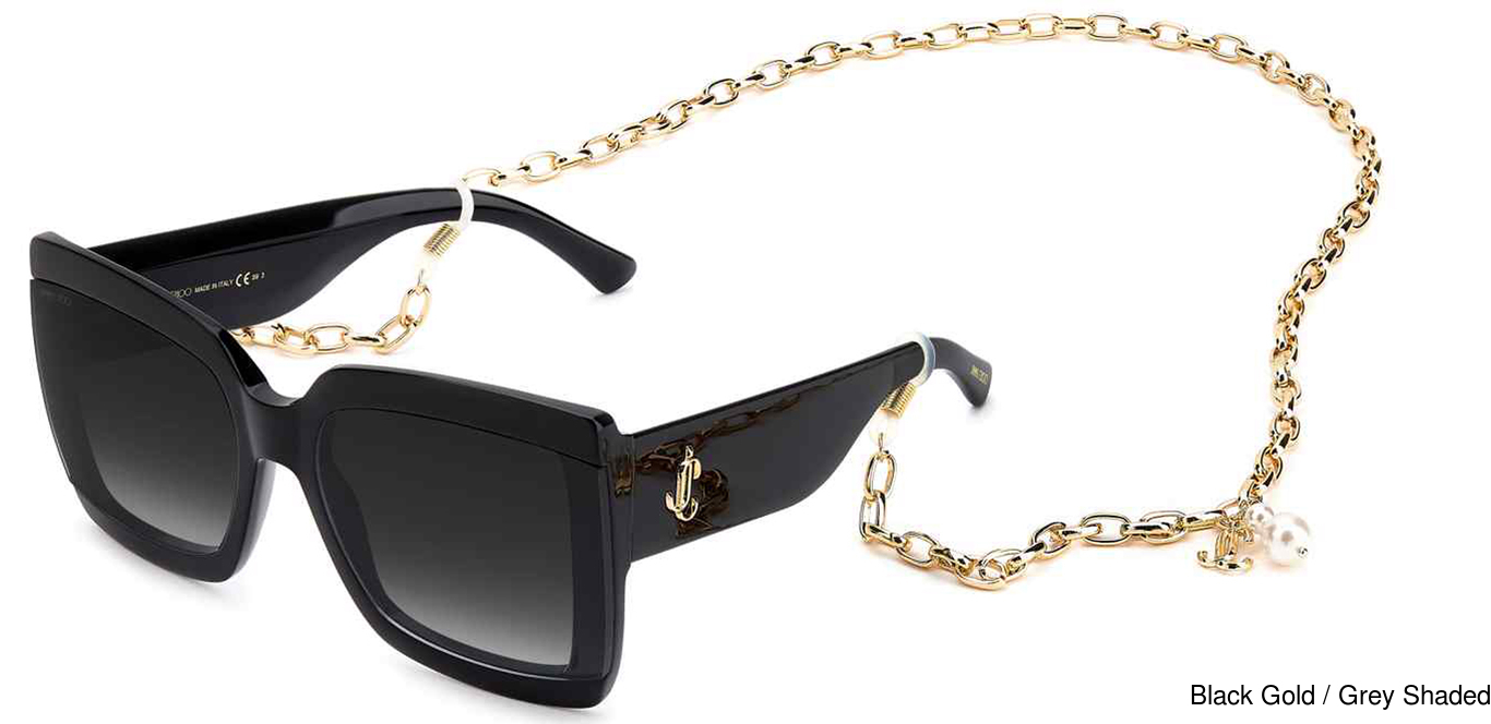 Jimmy Choo Eyewear Renee square-frame Sunglasses - Black