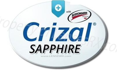 Crizal Sapphire Availability Chart
