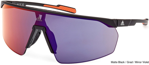 Adidas Sport Sunglasses SP0075 Prfm Shield 02Z