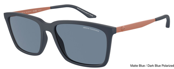 New Authentic Armani Exchange AX 2033 Sunglasses 6063/6G 2033S Black Frame  | eBay