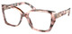 Pink Pearlized Tortoise / Clear