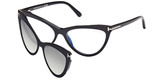 Tom Ford Eyeglasses FT5896-B 001 Clip-On