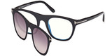 Tom Ford Eyeglasses FT5895-B 001 Clip-On