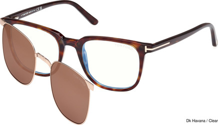 Tom<br/>Ford Eyeglasses FT5916-B 052 Clip-On