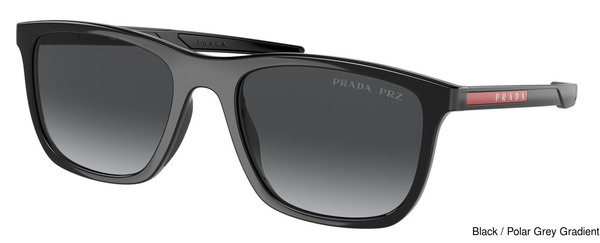 Prada Linea Rossa Sunglasses PS 10WSF 1AB06G