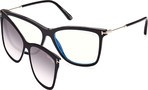 Tom Ford Eyeglasses FT5824-B Clip -On 001